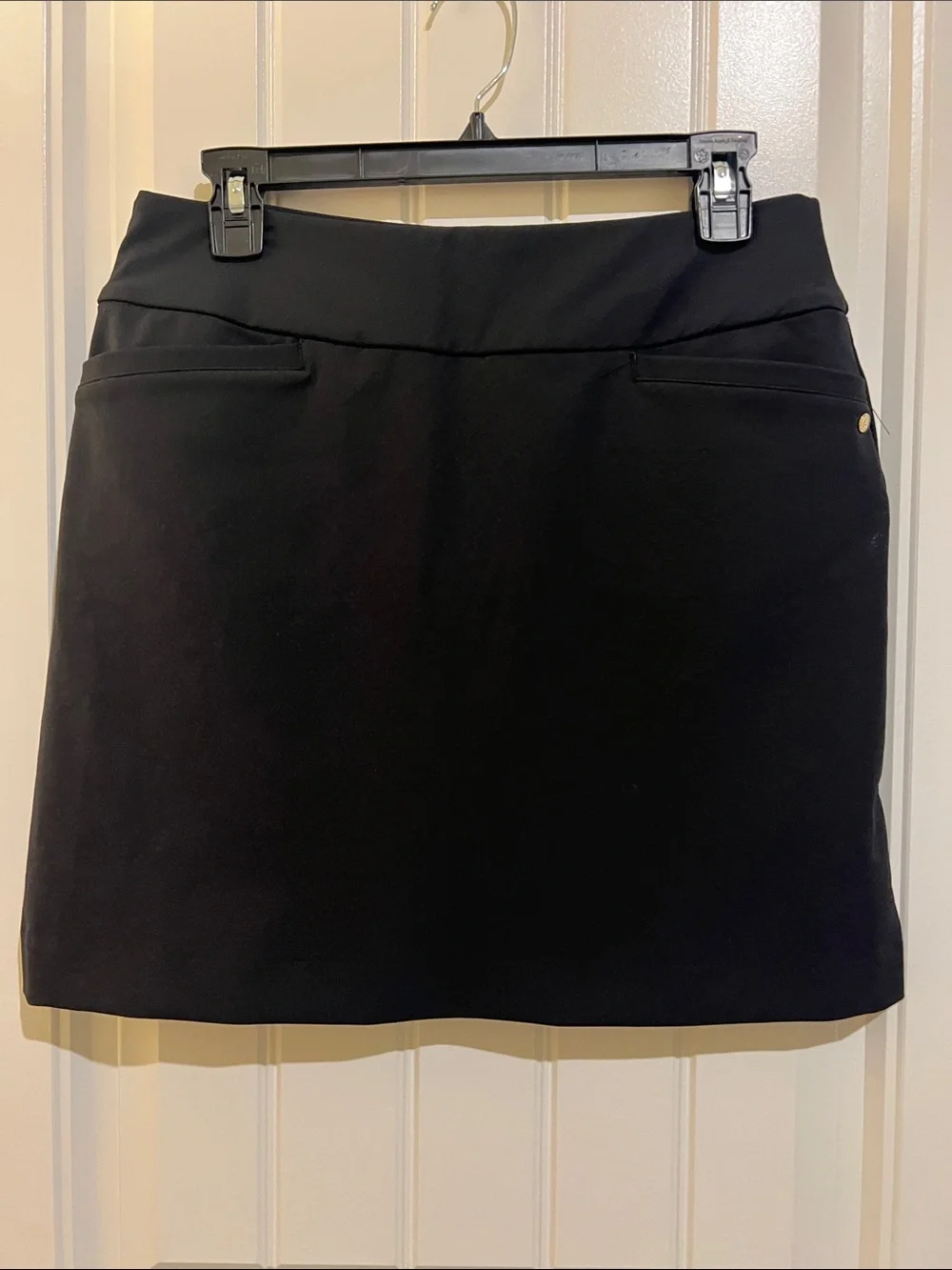 Fairway & Greene‎ Black Golf Skort Skirt Athletic Stretch Pull-On Size Small